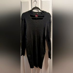 Say What Black Fitted Dress 1X